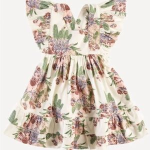 Kate Quinn Bamboo Cactus Floral Dress Size 6 NWT